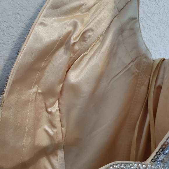 Mac Duggal Sequined Gown Style 49013 Sleeveless High Slit Size 10 NEW NWT - Picture 11 of 12